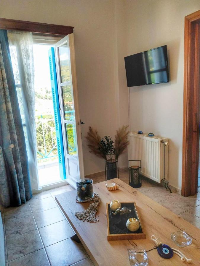 Appartement Anemone Bleu-Sea View-200M From Chora Pedestrian à Ándros Extérieur photo